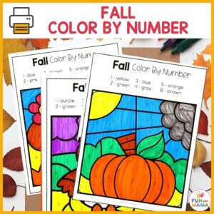 Fall Color By Number