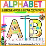 Alphabet Letter Sound Coloring & Tracing Worksheets