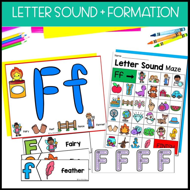 F Sorting Activity Letter F Activities
