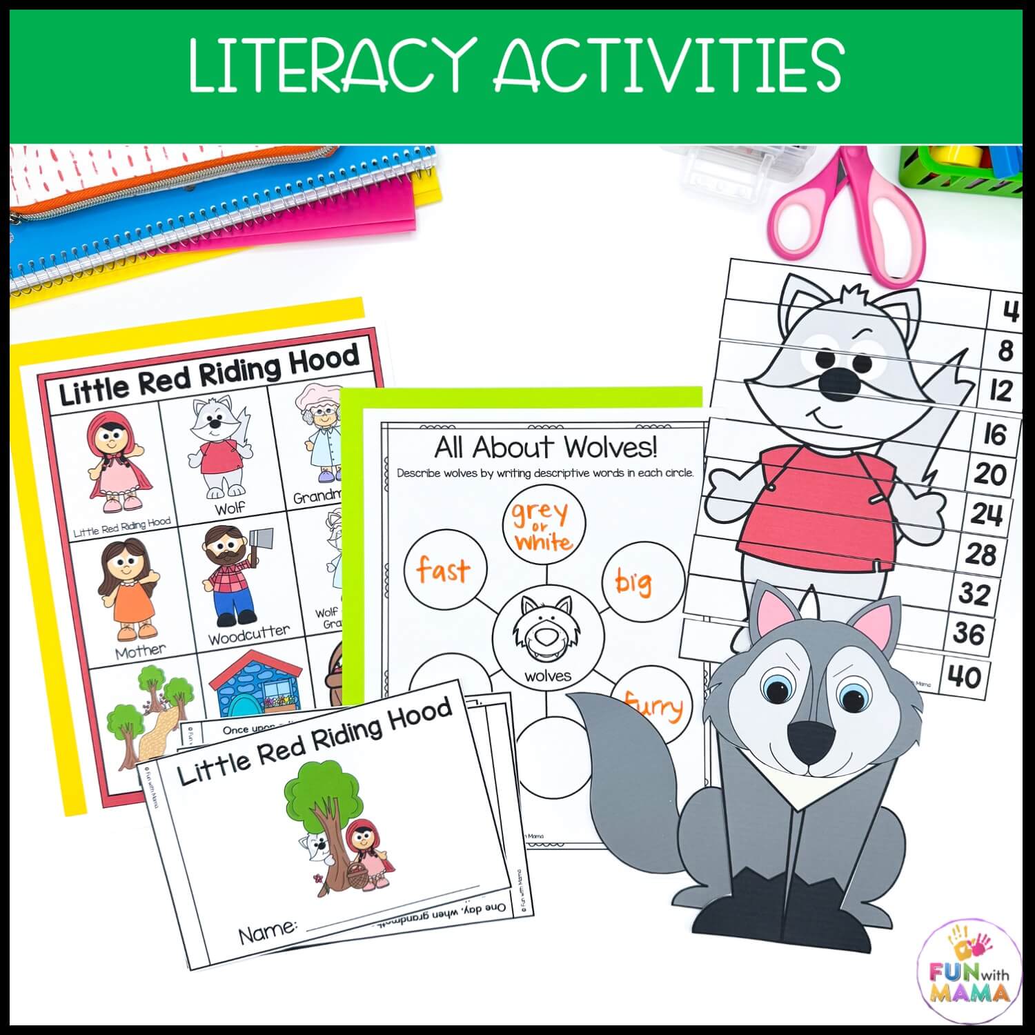 Little Red Riding Hood Activities Pack