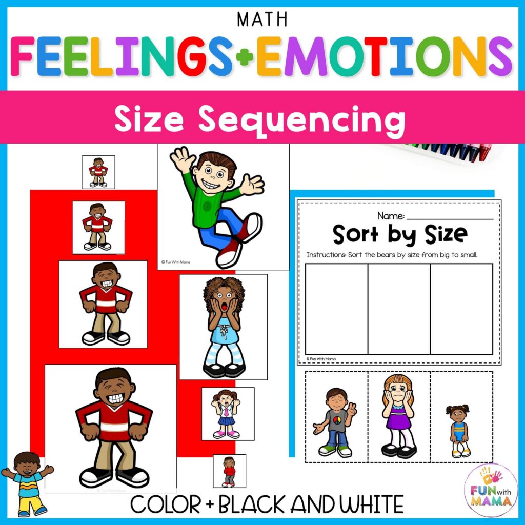 Feelings + Emotions Size Sequencing